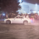 This particular 350Z limped home after going through its tires